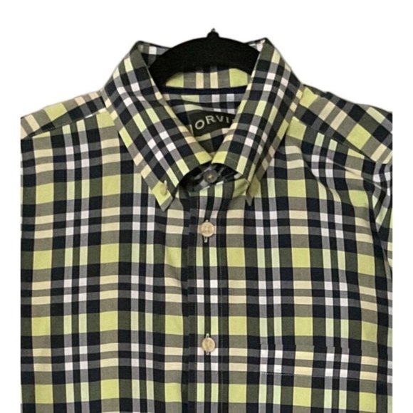 ORVIS Mens Long Sleeve Casual Shirt Size Med Button Front Multi Color Plaid - Picture 11 of 11